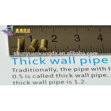 Micro Thick parede precisão titânio liga tubo